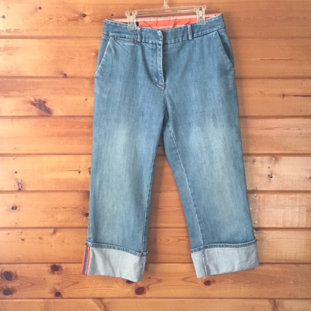 Lands’ End Cropped Jeans sz 6